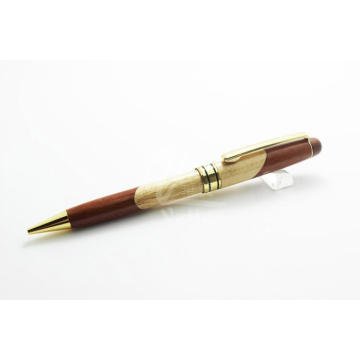 Rose Color Wood Ball Pen with Promotional Items